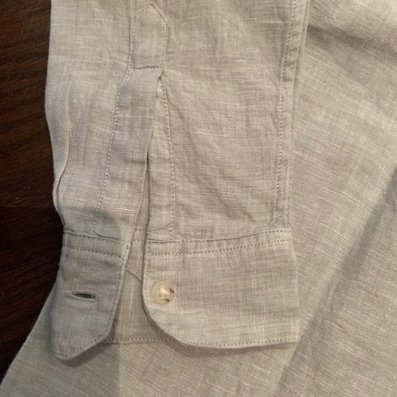 UNIQLO Ladies linen long sleeves shirt - Picture 4 of 6